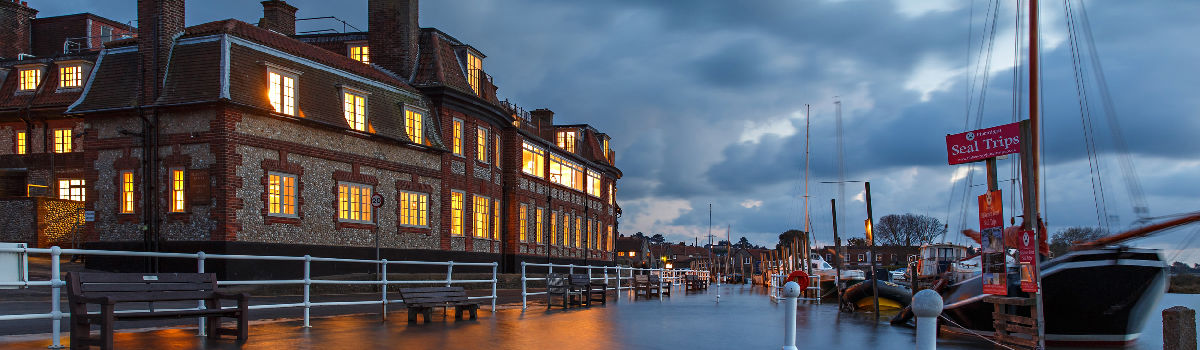 Blakeney Quay in late evening