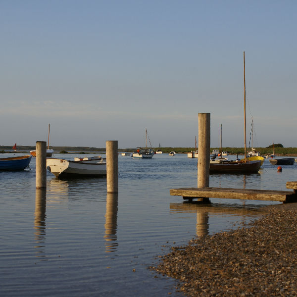 Burnham Overy Staithe view over the water