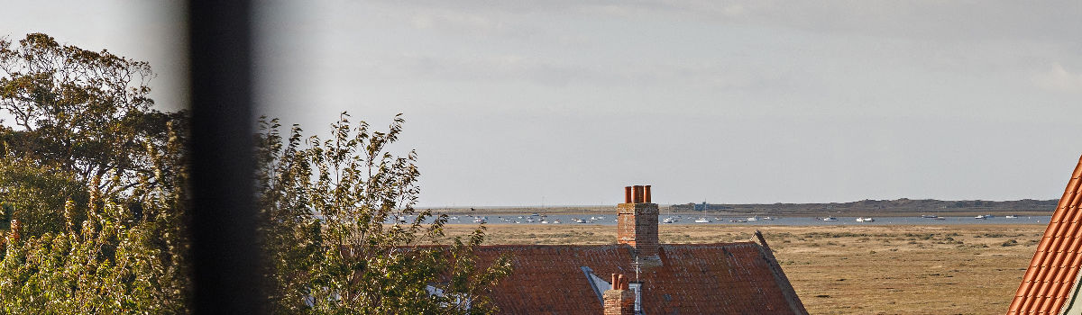 View of Blakeney Harbour from upstairs