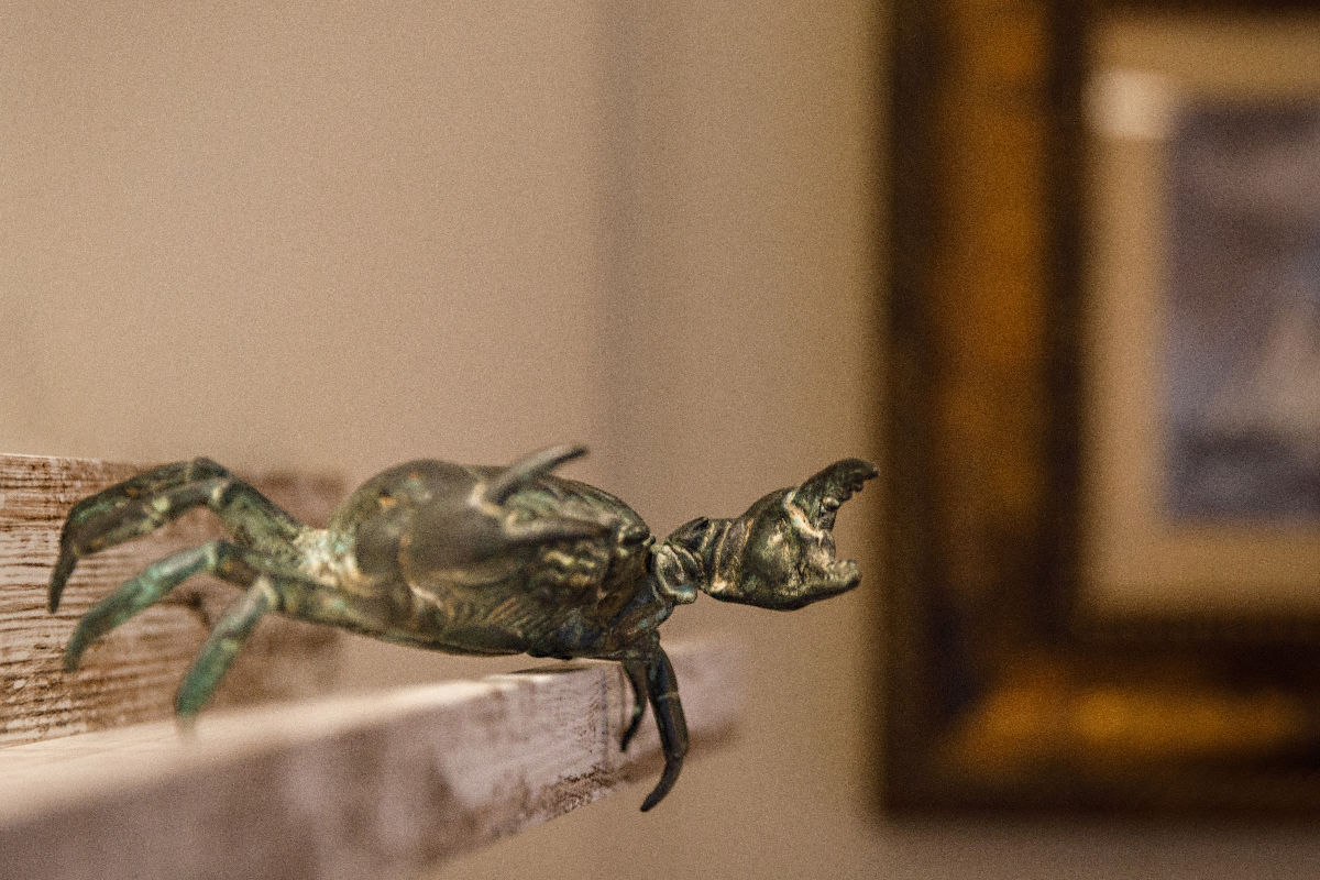 The Curlews eclectic brass crab